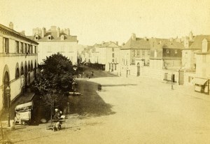 France Betharram Street Place Old CDV Photo Jules Andrieu 1865