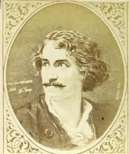 France actor & painter Melingue Old CDV Photo Figaro Album 1875