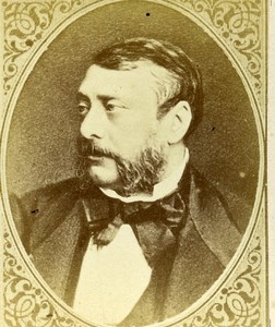 France actor Auguste Villemot Old CDV Photo Figaro Album 1875
