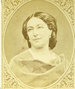France actress Anais Fargeuil Old CDV Photo Figaro Album 1875