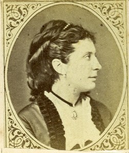 France actress Marie Favart Old CDV Photo Figaro Album 1875