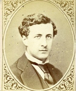 France actor playwright Pierre Berton Old CDV Photo Figaro Album 1875