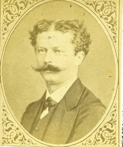 France Journalist Libretto Jules Prevel Old CDV Photo Figaro Album 1875