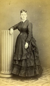 France Paris Marie Beaufour Fashion of Second Empire Old CDV Photo Numa 1869