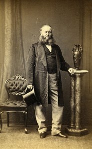 United Kingdom Manchester Man Victorian Fashion Old CDV Photo James Mudd 1865