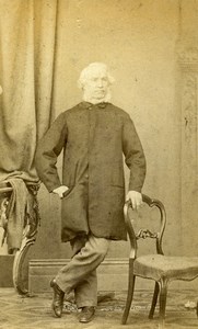 United Kingdom Torquay Man Victorian Fashion Old CDV Photo Atkinson 1870