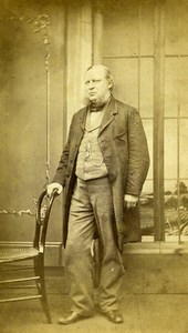 United Kingdom Hackney Kingsland Man Victorian Fashion Snell CDV Photo 1865