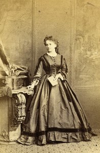 London Theater Actress Stella Colas Romeo & Juliet Old CDV Photo Southwell 1863