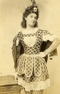 London Theater Actress Miss Sheridan Signed Old CDV Photo Wothlytype 1865