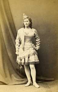 London Theater Stage Actress Miss Howard Old CDV Photo London Stereoscopic 1864