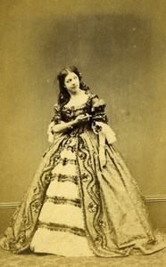 London Theater Stage Actress Henrietta Simms Hunchback Old CDV Photo Naudin 1864