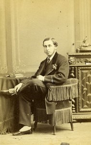 British Royal Family Duke of Edinburgh Alfred Old CDV Photo Levitsky 1866