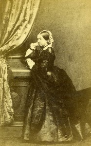 British Royal Family Queen Victoria Old CDV Photo 1865