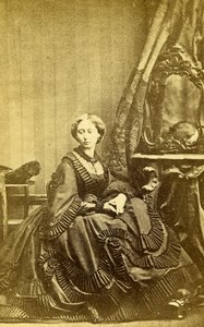 British Royal Family Princess Alice Old CDV Photo 1865
