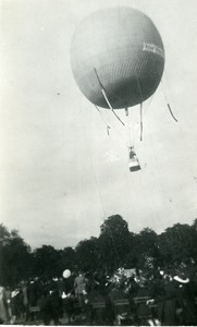 France Fives Lille Fetival Ballooning Old Amateur Photo Snapshot 1935