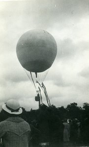 France Fives Lille Festival Ballooning Old Amateur Photo Snapshot 1935