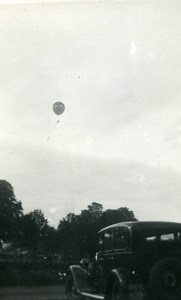 France Fives Lille Festival Ballooning Automobile Amateur Photo Snapshot 1935