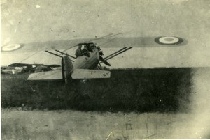 Syria under French Mandate Military Aviation Monoplane Old Photo Snapshot 1930
