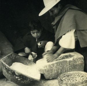 South America Ecuador Daily Life Scene Old Photo Beauvais 1965