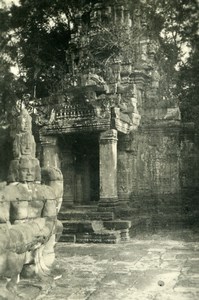 Cambodia Angkor Wat Vat Archaeological Site Old Amateur Snapshot Photo 1934