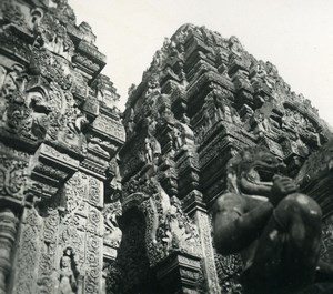 Cambodia Angkor Wat Vat Archaeological Site Old Amateur Snapshot Photo 1934