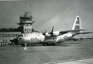 USA Military Transport Aircraft US Air Force 322nd Air Division Old Photo 1960