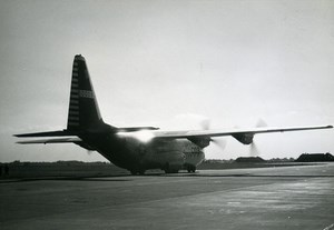 USA Military Transport Aircraft US Air Force 322nd Air Division Old Photo 1960