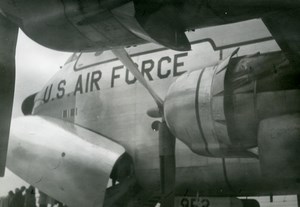 USA Military Cargo Aircraft US Air Force C-124 Globemaster Old Photo 1960