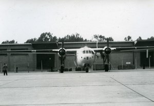 German Military Transport Aircraft Aviation NORD N2501 Noratlas Old Photo 1960