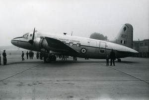 USA Military Transport Aircraft French Vickers VC.1 Viking Old Photo 1960