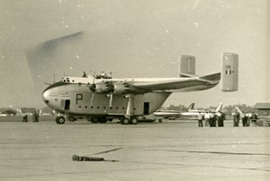 UK Military Transport Aircraft British Blackburn B-101 Beverley Old Photo 1960