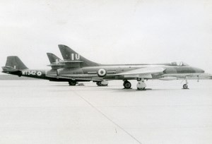 Military Fighter Aircraft RAF English Electric Canberra Hawker Hunter Photo 1960