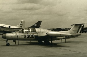 USA Military Trainer Aircraft Morane-Saulnier MS.760 Paris Aviation Photo 1960