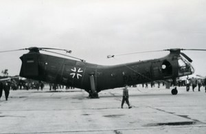 USA? Military Helicopter Militaire Piasecki Luftwaffe Aviation Old Photo 1960