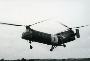 USA? Military Helicopter Militaire Piasecki Luftwaffe Aviation Old Photo 1960