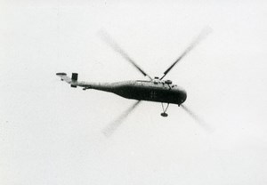 USA ? Military Helicopter Sikorsky S58 Luftwaffe Aviation Old Photo 1960