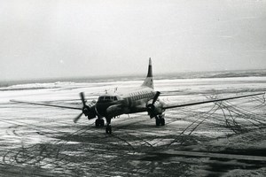 Convair 330 Airliner Airplane Aviation Lufthansa Old Photo 1960