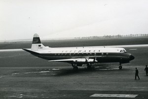 Vickers Viscount 800 D-ANIZ Aviation Airliner Airplane Lufthansa Old Photo 1960