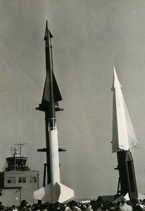 Germany ? Rocket or Missile Presentation Airshow Aviation Old Photo 1960