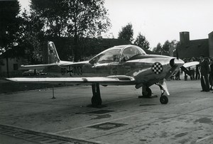 Germany Aviation Light Aircraft BF-703 Airshow Old Photo 1960