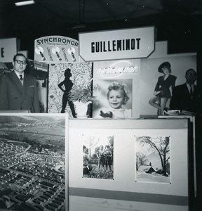 France Paris Photo Cine Sound Fair Booth Guilleminot Old Amateur Snapshot 1951