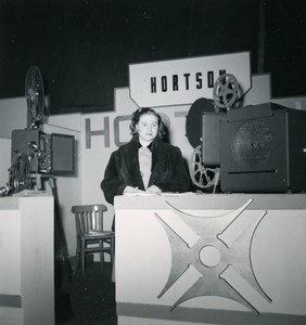 France Paris Photo Cine Sound Fair Booth of Hortson Old Amateur Snapshot 1951