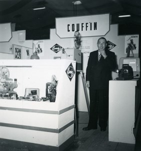 France Paris Photo Cine Sound Fair Booth of Couffin Old Amateur Snapshot 1951