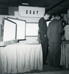 France Paris Photo Cine Sound Fair Booth of Oray Old Amateur Snapshot 1951