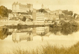 France Château de Pau Castle taken from Jurançon Old CDV Photo Andrieu 1870