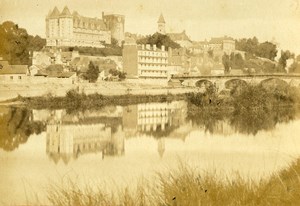 France Château de Pau Castle taken from Jurançon Old CDV Photo Andrieu 1870