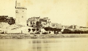 France Avignon Villeneuve les Avignon Old Neurdein CDV Photo 1870