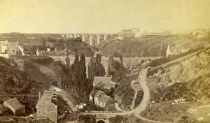 France Brittany Saint Brieuc Vallée de Gouedic Valley Old CDV Photo Capelle 1870