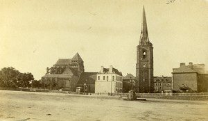 Brittany Redon Saint-Sauveur Abbey Church & Tower Old CDV Photo 1870