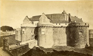 France Nantes castle chateau Old CDV Photo Furst 1870